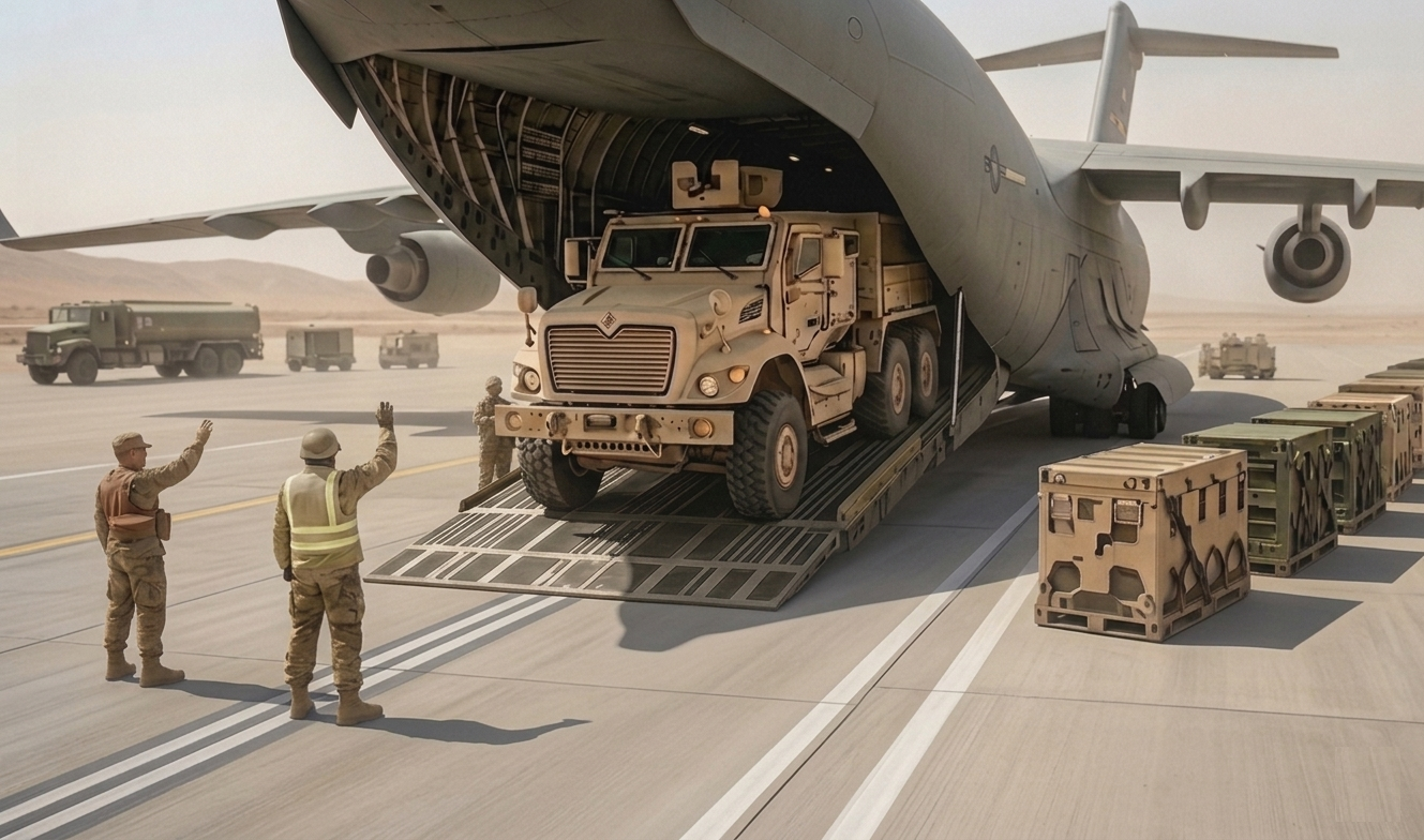 Defense cargo aviation logistics
